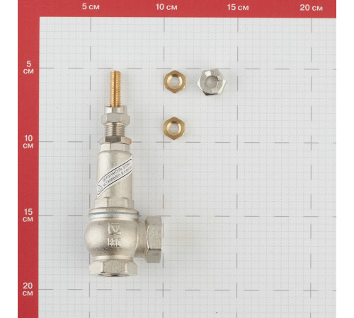 Клапан предохранительный регулируемый Valtec 1/2 ВР(г) (VT.1831.N.04) Клапан предохранительный регулируемый Valtec 1/2 ВР(г) (VT.1831.N.04)