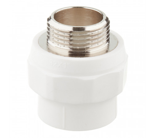 Муфта полипропиленовая Valtec 32 мм х 1 НР(ш) (VTp.701.0.03206)