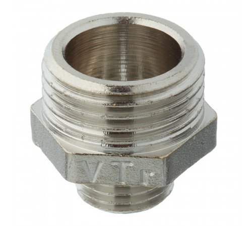 Ниппель переходной Valtec 1/2 НР(ш) х 1/4 НР(ш) латунный (VTr.580.N.0402) Ниппель переходной Valtec 1/2 НР(ш) х 1/4 НР(ш) латунный (VTr.580.N.0402)