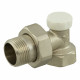 Клапан запорный угловой СТМ 3/4 ВР(г) х 3/4 НР(ш) для радиатора (CARAVL34)