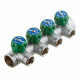 Коллектор Stout 1 ВР(г) х 4 выхода 3/4(ЕК) х 1 НР(ш) регулирующий (SMB-6850-013404)