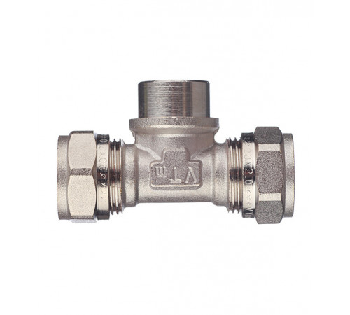 Тройник VALTEC (VTm.332.N.200420) 20 обж(ц) х 1/2 ВР(г) х 20 обж(ц) Тройник VALTEC (VTm.332.N.200420) 20 обж(ц) х 1/2 ВР(г) х 20 обж(ц)