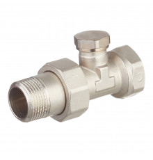 Клапан запорный Valtec 3/4 НР(ш) х 3/4 ВР(г) для радиатора (VT.020.N.05)