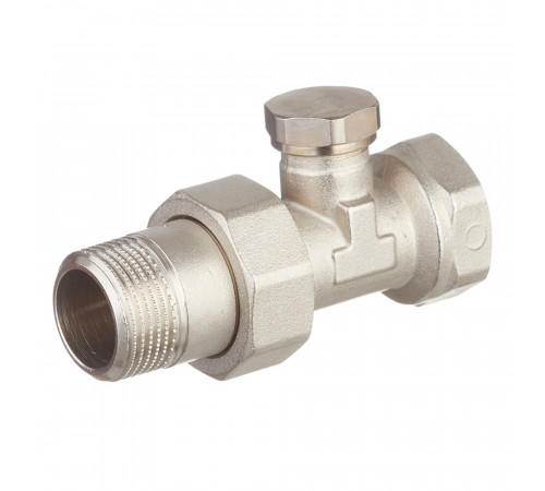 Клапан запорный Valtec 3/4 НР(ш) х 3/4 ВР(г) для радиатора (VT.020.N.05)