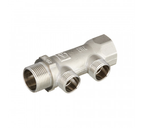 Коллектор Valtec 3/4 ВР(г) х 2 выхода 1/2 НР(ш) х 3/4 НР(ш) (VTc.500.N.0502) Коллектор Valtec 3/4 ВР(г) х 2 выхода 1/2 НР(ш) х 3/4 НР(ш) (VTc.500.N.0502)