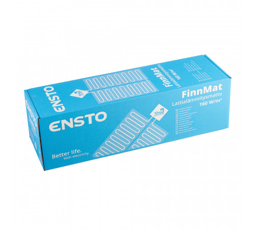 Теплый пол нагревательный мат Ensto FinnMat 3 кв.м 160 (480) Вт