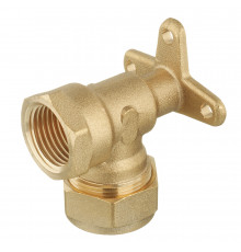 Угол Stahlmann IWS EasyFix 15 мм х 1/2 ВР(г) для гофрированных труб с креплением
