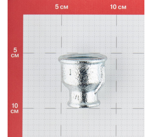 Муфта переходная Gebo Platinum (240-25V) 1 ВР(г) х 1/2 ВР(г) чугунная оцинкованная Муфта переходная Gebo Platinum (240-25V) 1 ВР(г) х 1/2 ВР(г) чугунная оцинкованная