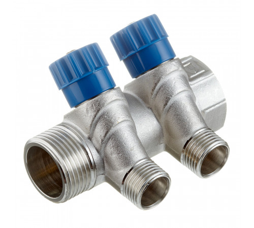 Коллектор Valtec 1 ВР(г) х 2 выхода 1/2 НР(ш) х 1 НР(ш) регулируемый (VTc.560.N.0602) Коллектор Valtec 1 ВР(г) х 2 выхода 1/2 НР(ш) х 1 НР(ш) регулируемый (VTc.560.N.0602)