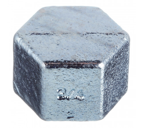 Заглушка Gebo Platinum (300-5V) 3/4 ВР(г) чугунная оцинкованная Заглушка Gebo Platinum (300-5V) 3/4 ВР(г) чугунная оцинкованная