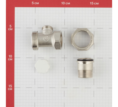 Клапан запорный Stout 3/4 НР(ш) х 3/4 ВР(г) для радиатора (SVL 1176 000020)