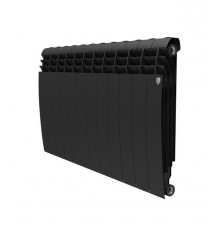 Радиатор биметаллический Royal Thermo BiLiner Noir Sable 500 мм 12 секций 1' боковое подключение черный