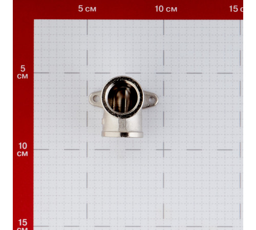 Водорозетка Stout 1/2 ВР(г) х 1/2 ВР(г) никелированная латунная (SFT-0039-000012)