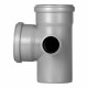 Крестовина Ostendorf HTEDR d110х110х50 мм 87° пластиковая для внутренней канализации (115960)
