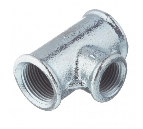 Тройник переходный Gebo Platinum (130-22V) 3/4 ВР(г) х 1/2 ВР(г) х 3/4 ВР(г) чугунный оцинкованный