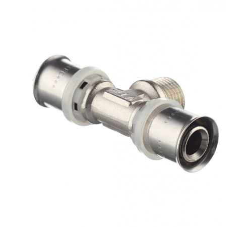 Тройник VALTEC (VTm.233.N.200420) 20(пресс) х 1/2 НР(ш) х 20(пресс)