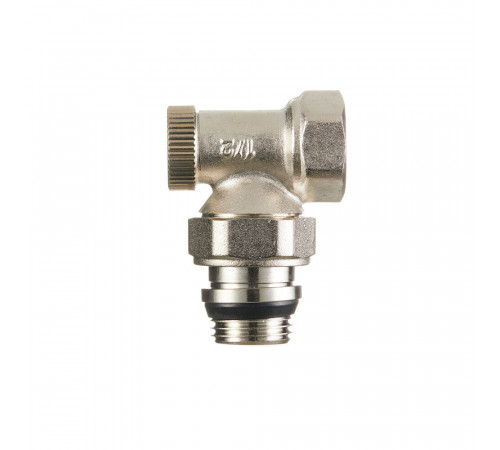 Клапан запорный угловой Arrowhead Element 1/2 ВР(г) х 1/2 НР(ш) для радиатора (215122)