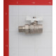 Кран шаровой латунный Valtec Base 1/2 ВР(г) х 1/2 НР(ш) бабочка с полусгоном прямой (VT.227.NW.04)