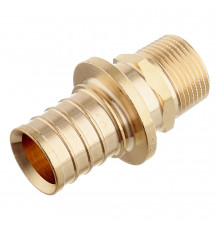 Соединитель прямой Stout 32 мм х 3/4 НР(г) латунный (SFA-0001-003234)