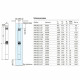 Насос скважинный UNIPUMP Mini Eco 2-46 для чистой воды 63,3 л/мин средний забор (39110)