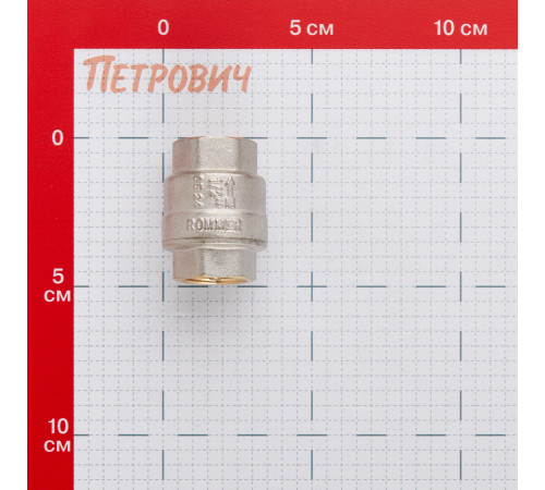 Клапан обратный Rommer 1/2 ВР(г) х 1/2 ВР(г) (RVC-0001-000015) Клапан обратный Rommer 1/2 ВР(г) х 1/2 ВР(г) (RVC-0001-000015)
