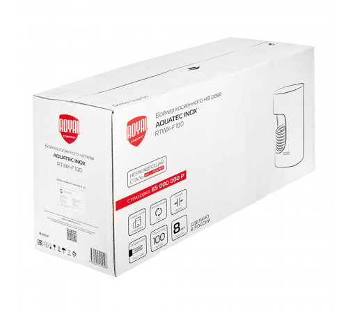 Водонагреватель накопительный Royal Thermo Aquatec Inox RTWX-F 100 косвенного нагрева 100 л 24 кВт универсальный