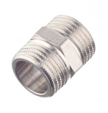 Ниппель Stout 1/2 НР(ш) х 1/2 НР(ш) латунный (SFT-0004-001212)
