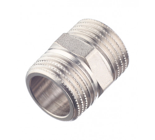 Ниппель Stout 1/2 НР(ш) х 1/2 НР(ш) латунный (SFT-0004-001212) Ниппель Stout 1/2 НР(ш) х 1/2 НР(ш) латунный (SFT-0004-001212)