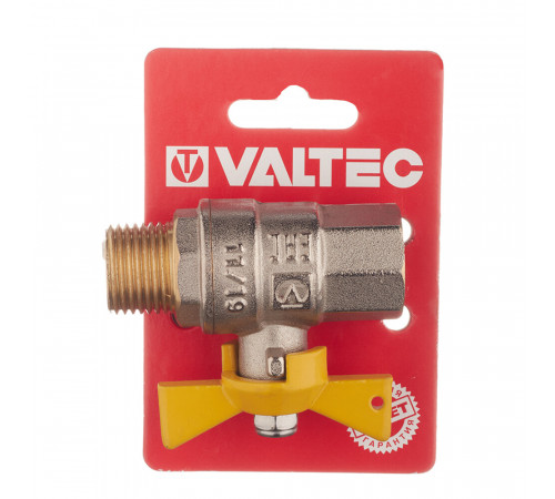 Кран шаровой газовый Valtec 1/2 ВР(г) х 1/2 НР(ш) бабочка (VT.278.N.04) Кран шаровой газовый Valtec 1/2 ВР(г) х 1/2 НР(ш) бабочка (VT.278.N.04)