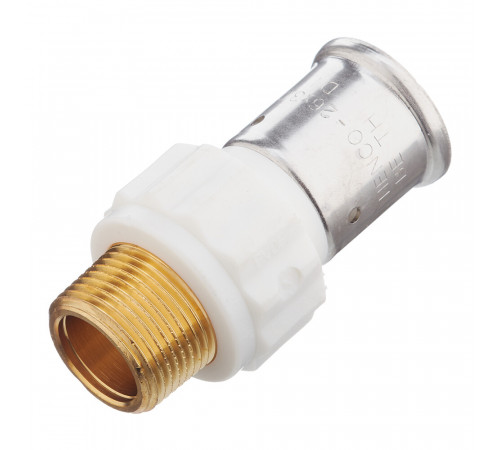 Муфта Henco (17PKW-2605) 26(пресс) х 3/4 НР(ш) PVDF белая Муфта Henco (17PKW-2605) 26(пресс) х 3/4 НР(ш) PVDF белая