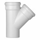Тройник Pro Aqua Stilte Plus d110 мм 45° пластиковый шумопоглощающий для внутренней канализации