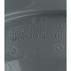 Отвод Ostendorf HTB d110 мм 87° пластиковый для внутренней канализации (115140)