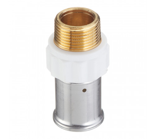 Муфта Henco (17PKW-3206) 32(пресс) х 1 НР(ш) белая PVDF Муфта Henco (17PKW-3206) 32(пресс) х 1 НР(ш) белая PVDF