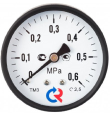 Манометр Росма ТМ-210Т.00 G1/4.2,5 аксиальный 1/4 НР(ш) 6 бар d50 мм (598)
