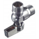 Кран шаровой латунный Valtec 1/2 НР(ш) х 1/2 НР(ш) к бытовой технике мини угловой (VT.392.N.04)