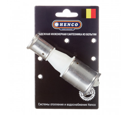 Муфта Henco (16PKW-3220) 32(пресс) х 20(пресс) белая PVDF Муфта Henco (16PKW-3220) 32(пресс) х 20(пресс) белая PVDF