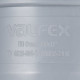 Отвод Valfex d110 мм 15° пластиковый для внутренней канализации (20112110)