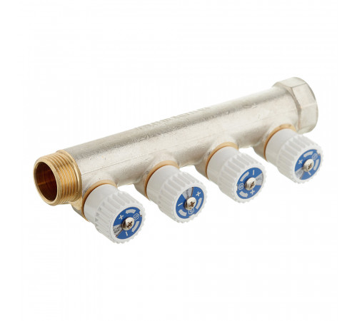 Коллектор Stout 3/4 ВР(г) х 4 выхода 3/4(ЕК) х 3/4 НР(ш) регулирующий (SMB 6851 343404) Коллектор Stout 3/4 ВР(г) х 4 выхода 3/4(ЕК) х 3/4 НР(ш) регулирующий (SMB 6851 343404)