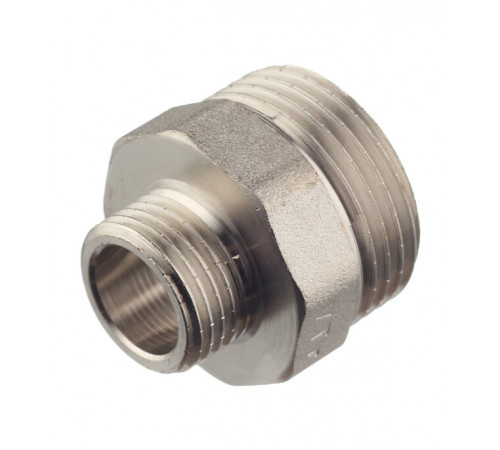 Ниппель переходной Valtec 1 НР(ш) х 1/2 НР(ш) латунный (VTr.580.N.0604) Ниппель переходной Valtec 1 НР(ш) х 1/2 НР(ш) латунный (VTr.580.N.0604)