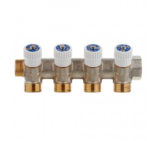 Коллектор Stout 3/4 ВР(г) х 4 выхода 3/4(ЕК) х 3/4 НР(ш) регулирующий (SMB 6851 343404) Коллектор Stout 3/4 ВР(г) х 4 выхода 3/4(ЕК) х 3/4 НР(ш) регулирующий (SMB 6851 343404)
