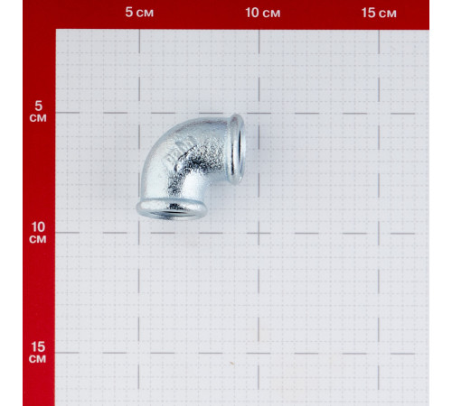 Угол Gebo Platinum (90-4V) 1/2 ВР(г) х 1/2 ВР(г) чугунный оцинкованный