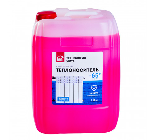 Теплоноситель Технология Уюта -65 °С 10 кг на основе этиленгликоля Теплоноситель Технология Уюта -65 °С 10 кг на основе этиленгликоля