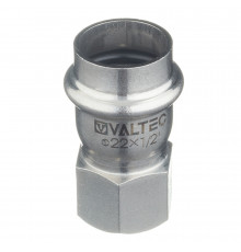 Соединитель VALTEC (VTi.902.I.002204) 22 мм х 1/2 ВР(г) нержавеющая сталь