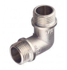 Угол Valtec 1/2 НР(ш) х 1/2 НР(ш) латунный (VTr.093.N.0004)