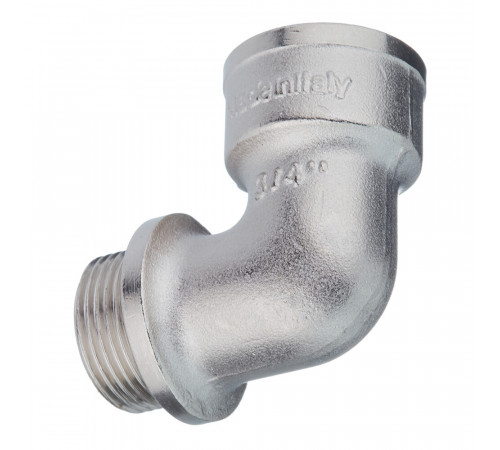 Угол Stout 3/4 ВР(г) х 3/4 НР(ш) с упором никелированный (SFT-0016-000034)