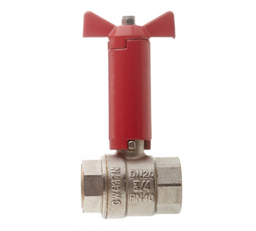 Кран шаровой латунный Valtec 3/4 ВР(г) х 3/4 ВР(г) проходной бабочка с удлиненным штоком прямой (VT.250.N.05) Кран шаровой латунный Valtec 3/4 ВР(г) х 3/4 ВР(г) проходной бабочка с удлиненным штоком прямой (VT.250.N.05)