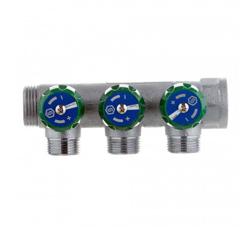 Коллектор Stout 1 ВР(г) х 3 выхода 3/4(ЕК) х 1 НР(ш) регулирующий (SMB-6850-013403) Коллектор Stout 1 ВР(г) х 3 выхода 3/4(ЕК) х 1 НР(ш) регулирующий (SMB-6850-013403)