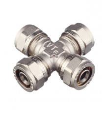 Крестовина VALTEC (VTm.341.N.161616) 16 обж(ц) х 16 обж(ц) х 16 обж(ц) х 16 обж(ц)