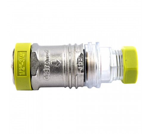 Компенсатор гидроударов Gibax 3/4 НР(ш) х 1/2 ВР(г) 8 бар (G0010) Компенсатор гидроударов Gibax 3/4 НР(ш) х 1/2 ВР(г) 8 бар (G0010)