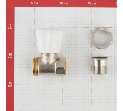 Клапан регулирующий Valtec 3/4 НР(ш) х 3/4 ВР(г) для радиатора (VT.008.LN.05) Клапан регулирующий Valtec 3/4 НР(ш) х 3/4 ВР(г) для радиатора (VT.008.LN.05)